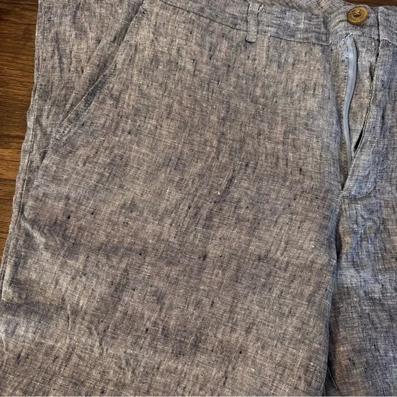Tasso Elba men’s linen pants size waist 34 x30 - Picture 2 of 5